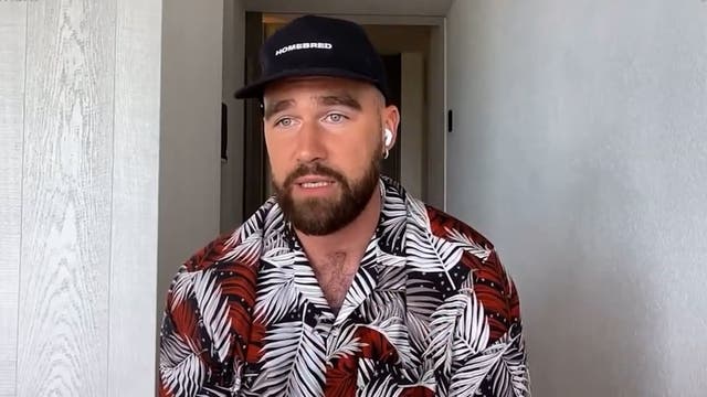 <p>Travis Kelce speaks out on Chiefs teammate Harrison Butker’s ‘homemaker’ speech (New Heights podcast)</p>